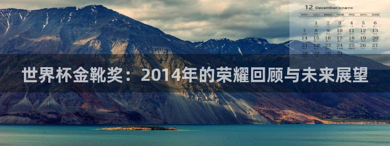 法国杯2026赛程表：世界杯金靴奖：2014年的荣耀回顾与未来展望